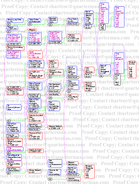 [Page 26 Pedigree to six generations of Henry VIII]