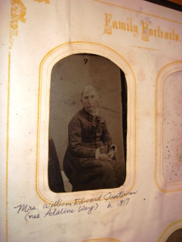 Mrs. William Edward Quarterman (nee Adaline Way) b. 1817