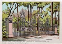 [Wrought Iron Gates Designed and Executed by Juliette Gordon Low, Gordonston Park]