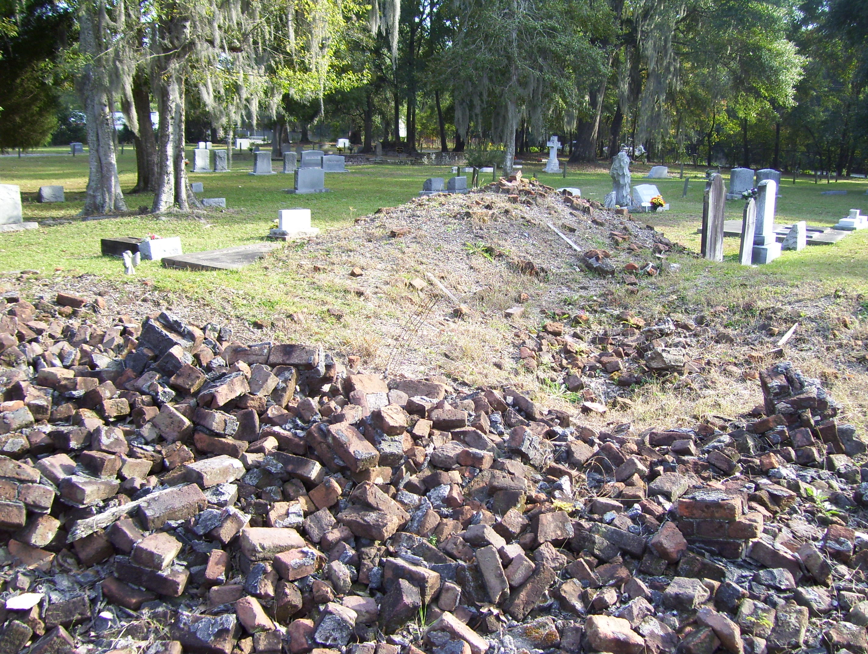 Pile of bricks