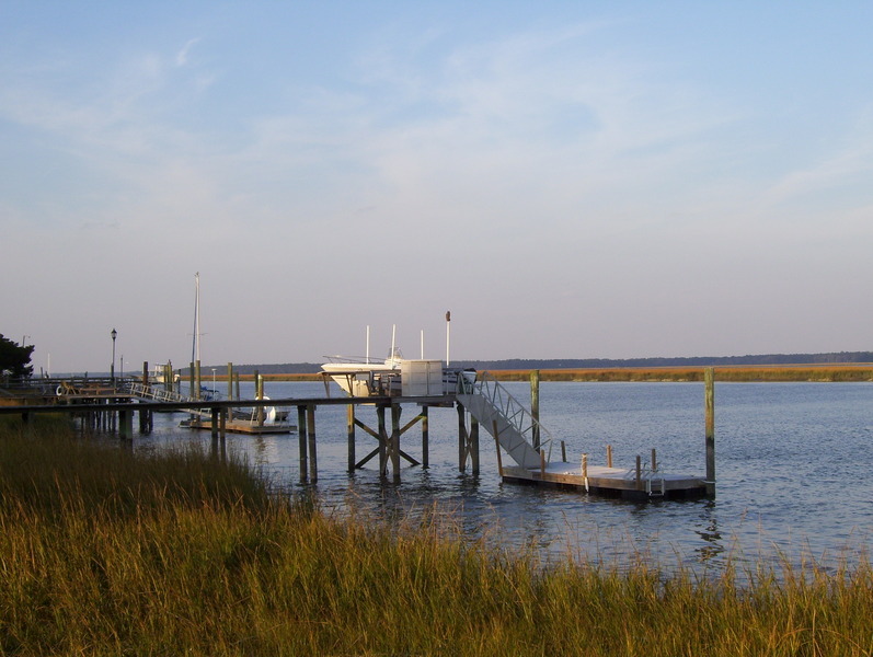 Waterfront and island