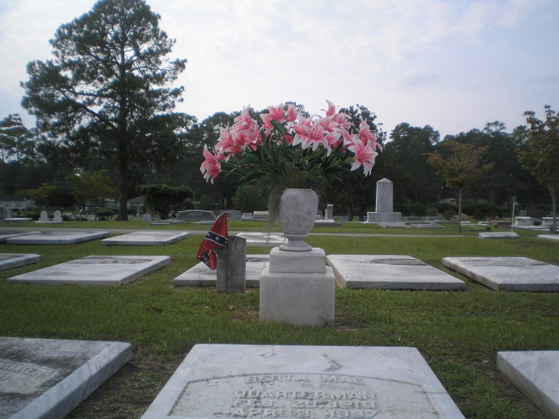 Flowers (Berta Mae in foreground; John Way in background)
