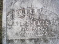 [Cornelia Birdie Eason wife of John Baker Quarterman Dec. 18, 1875 Sept. 3, 1944]