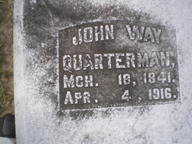 [John Way Quarterman, Mch. 18, 1841. Apr. 4, 1916.]